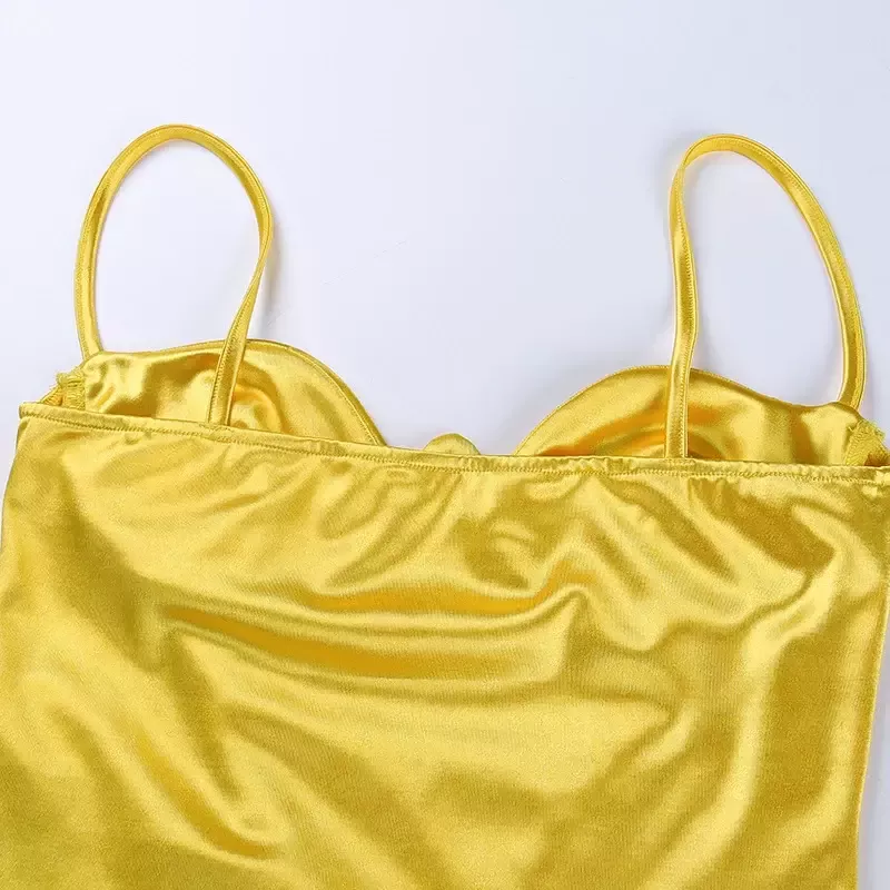 Top Corset Jaune