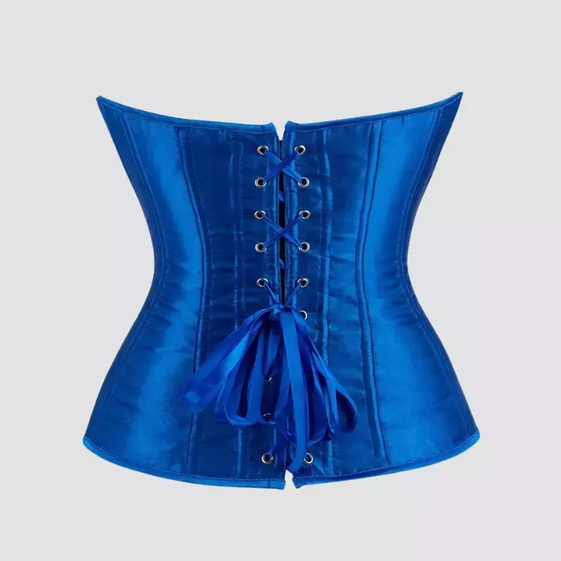 Corset Bleu Satin