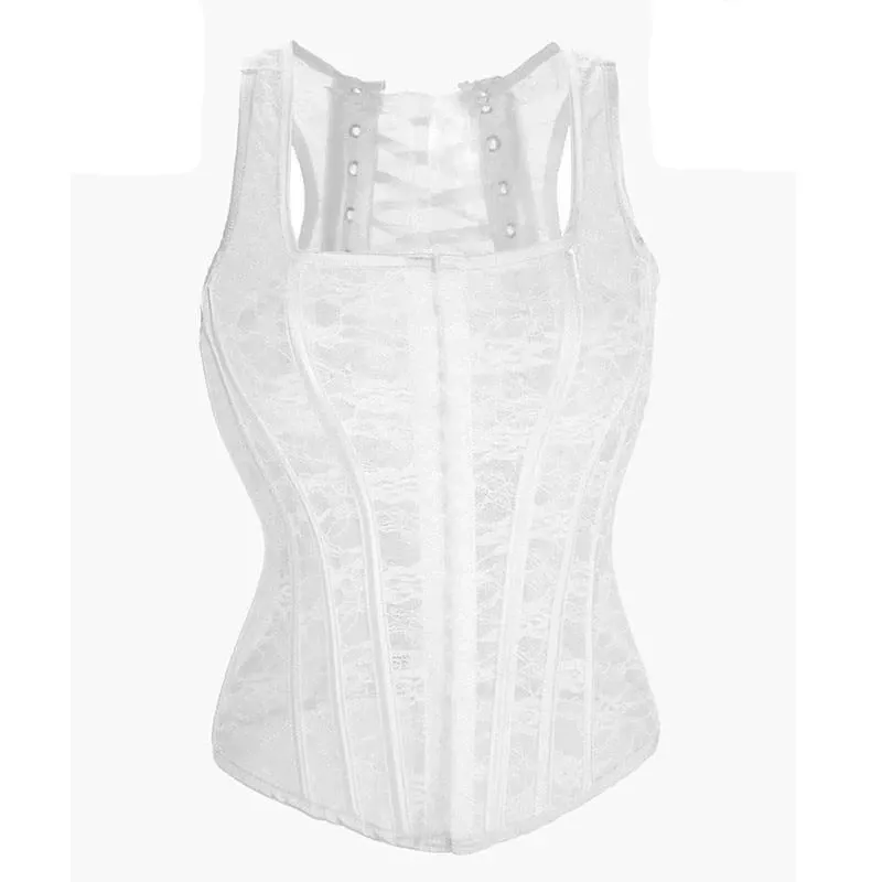 Corset Vintage Saint Valentin rouge