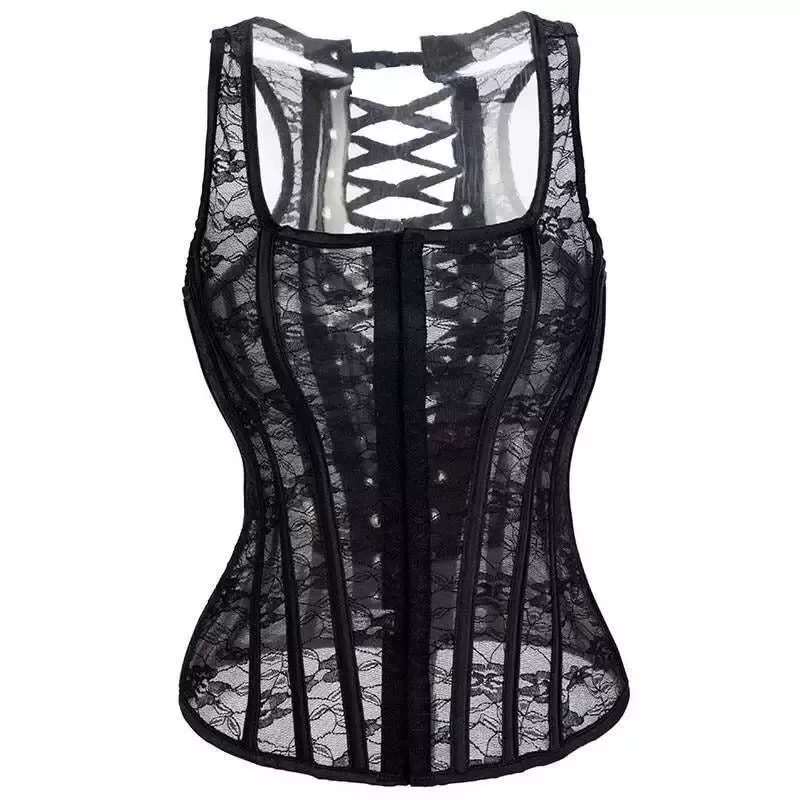 Corset Vintage Saint Valentin rouge