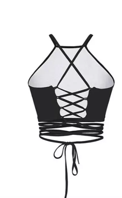 Corset Bustier blanc et noir