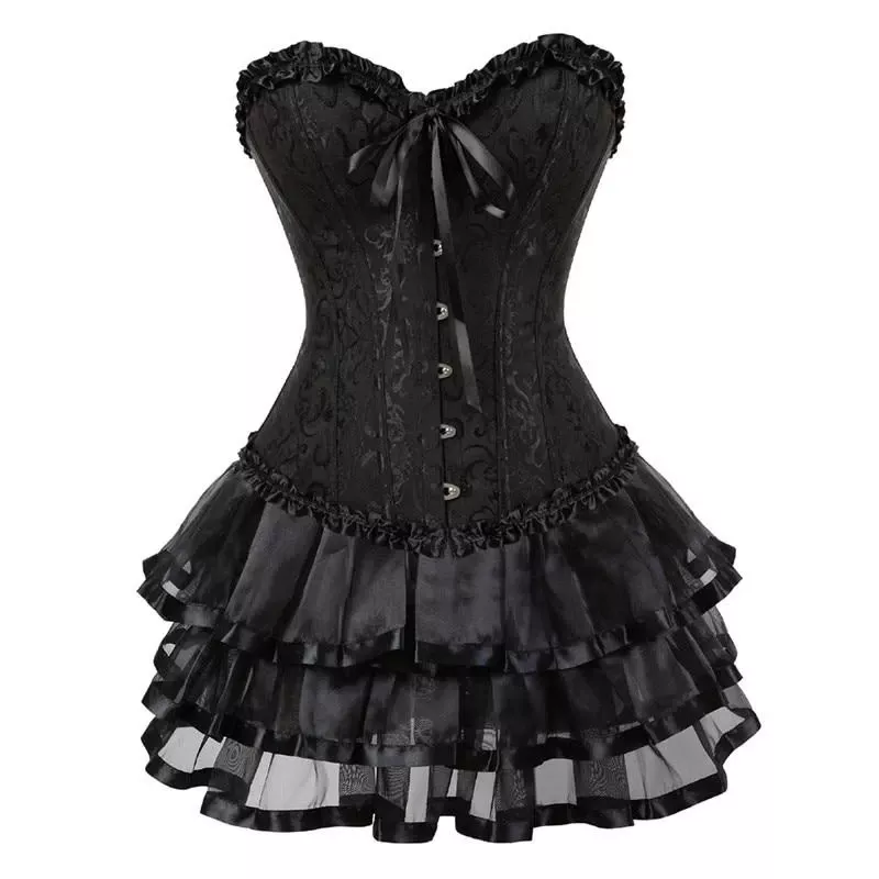 Corset jupe dentelle