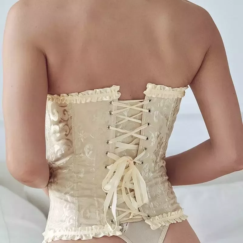 Corset ivoire bustier