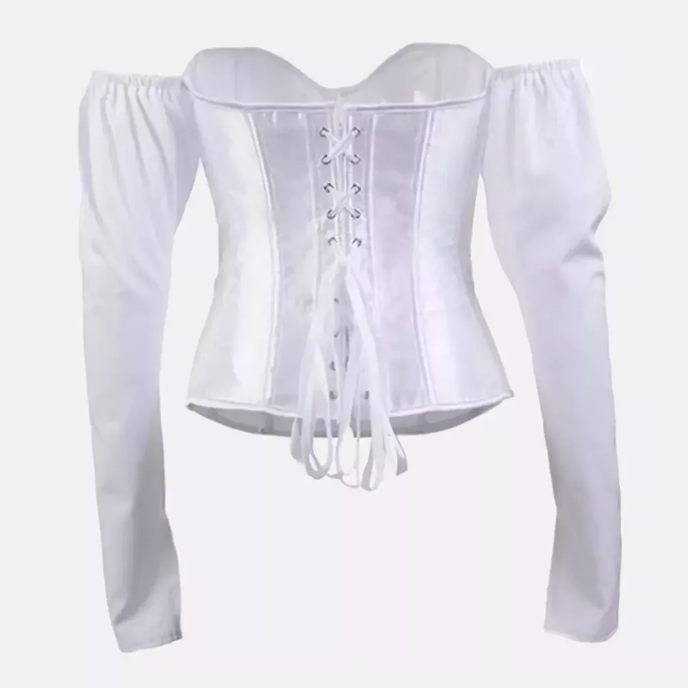 Corset bustier habillé blanc