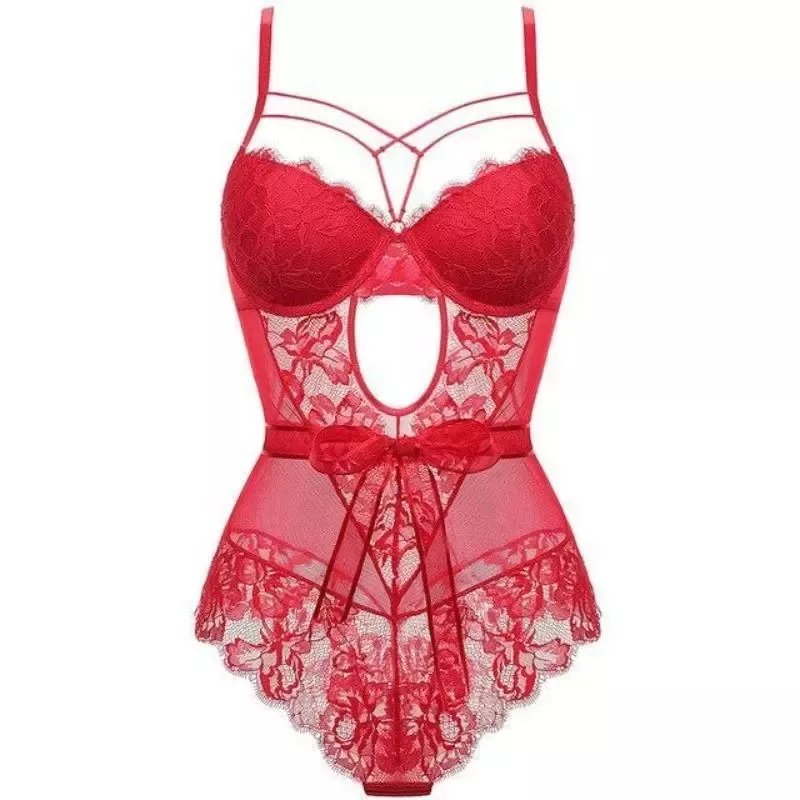 Corset Dentelle <br> Rouge