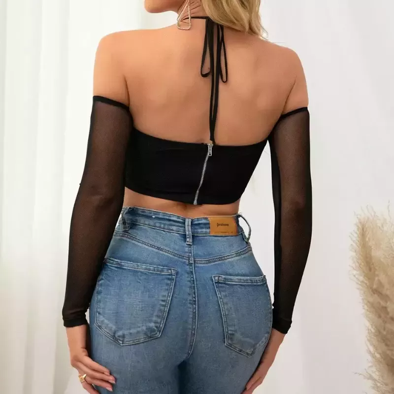 Bustier bandeau Noir femme