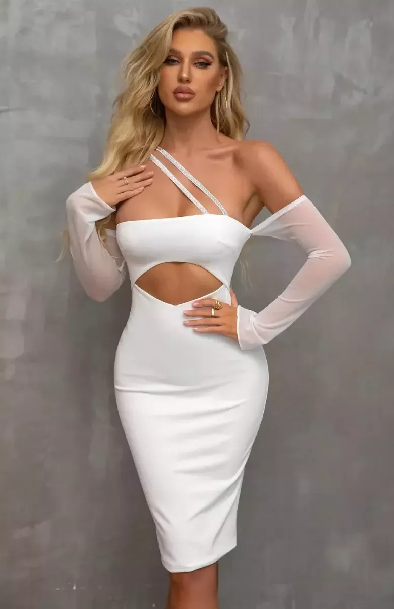 Robe Bustier Blanche Courte