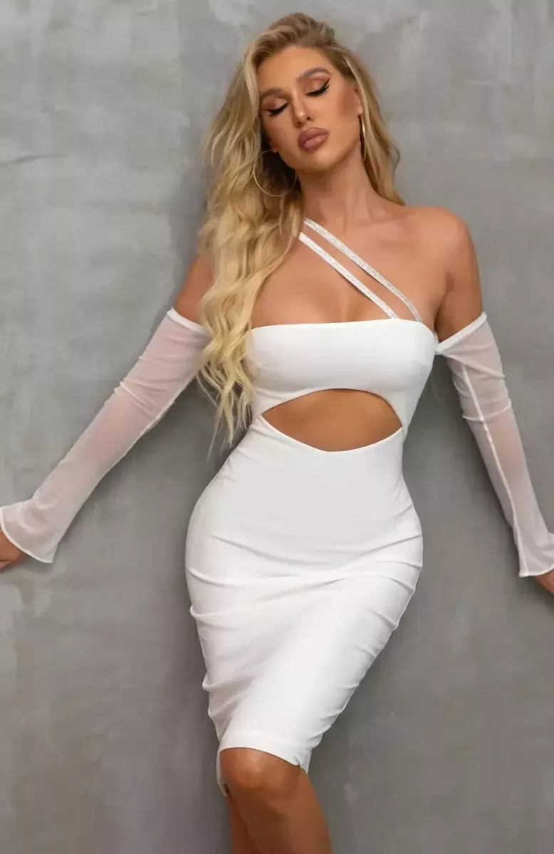 Robe Bustier Blanche Courte