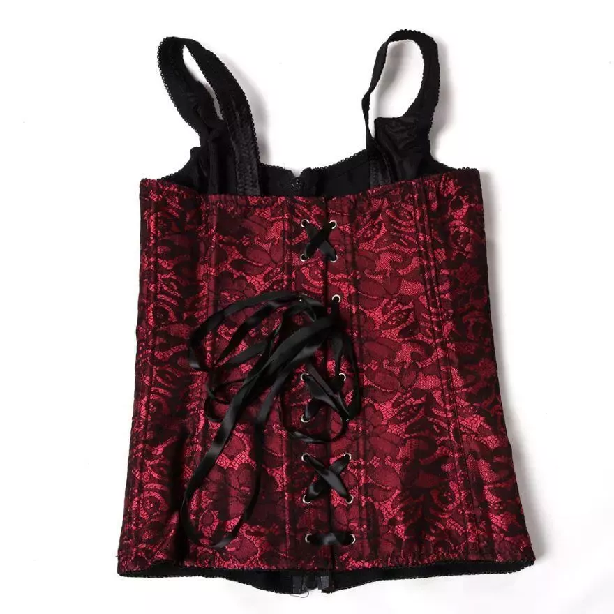 Corset Femme Rouge & Noir