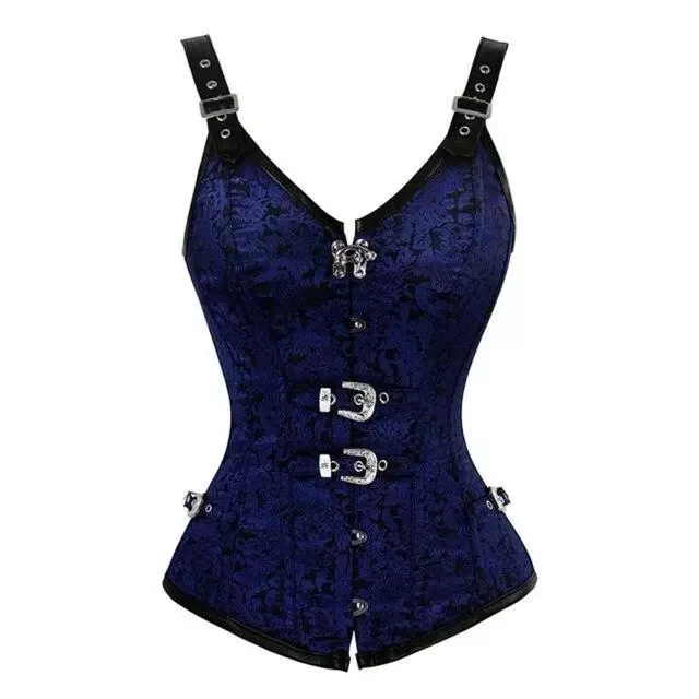 Corset Top Moderne rouge