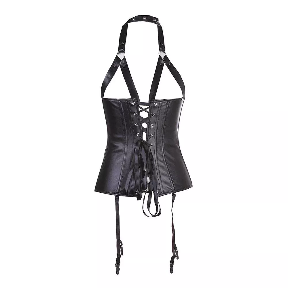 Corset Porte-jarretelles Simili Cuir