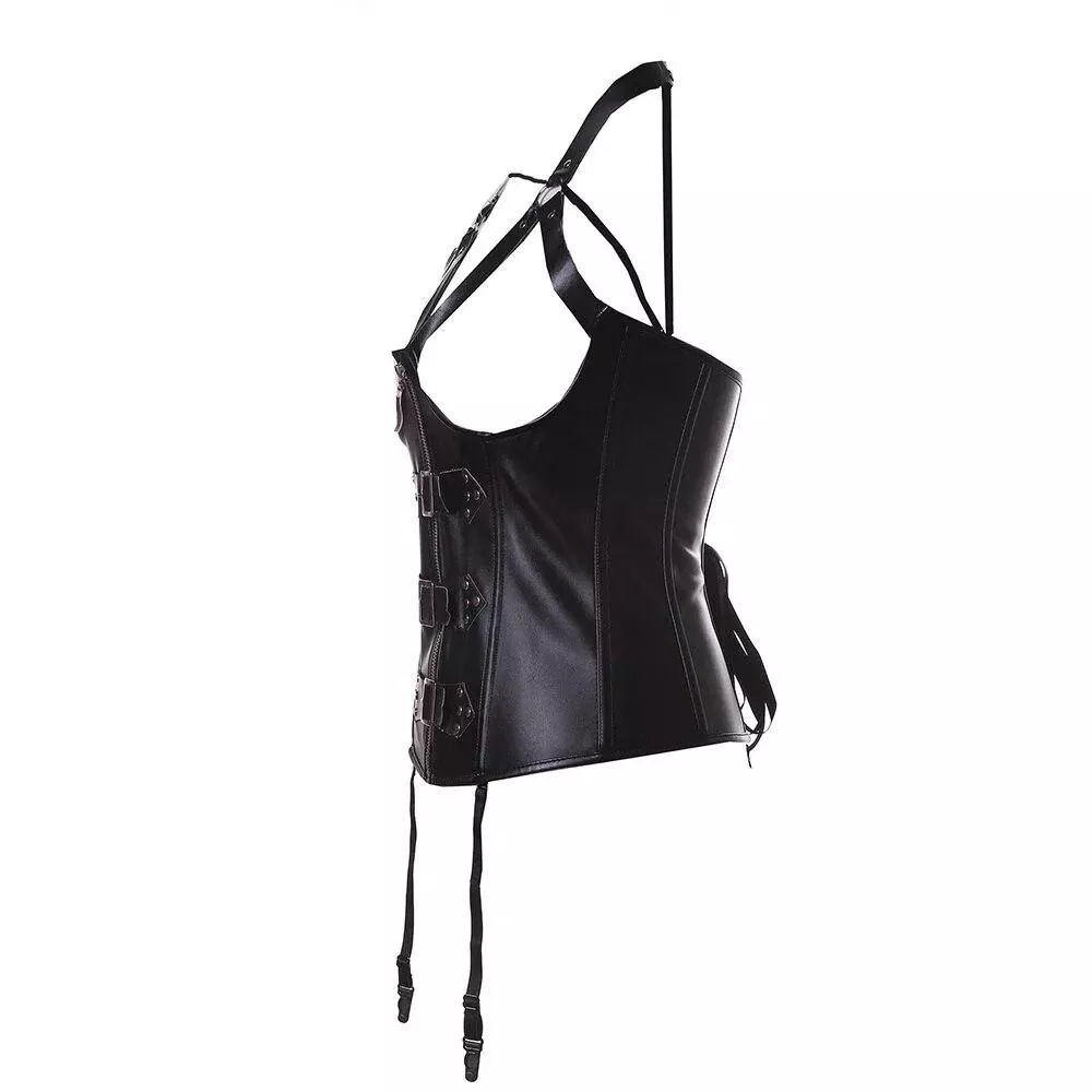 Corset Porte-jarretelles Simili Cuir