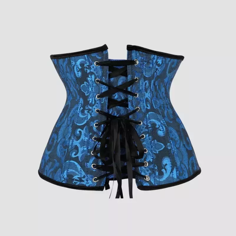 Corset Underbust Bleu
