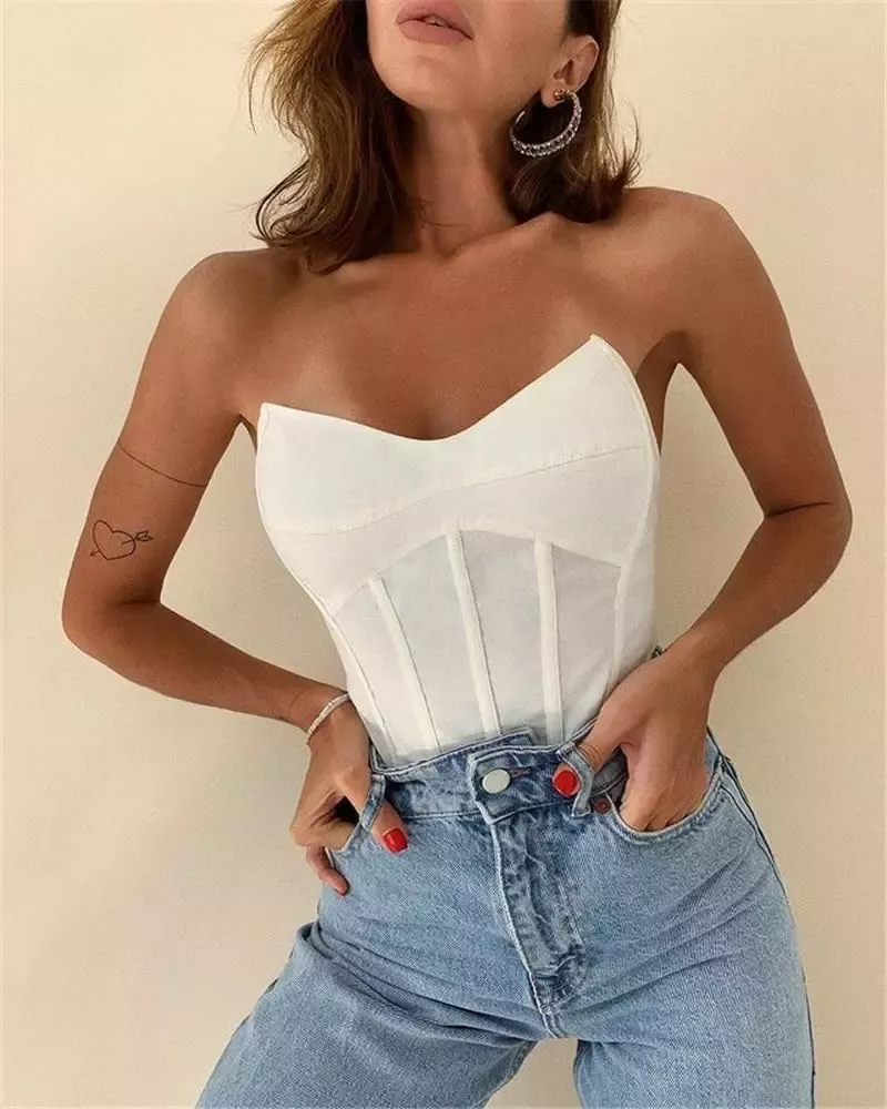 Corset Crop Top Bustier