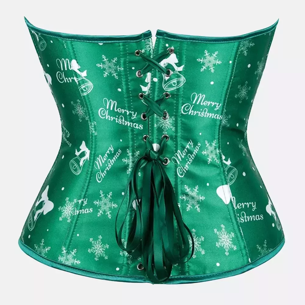 Corset bustier vert 