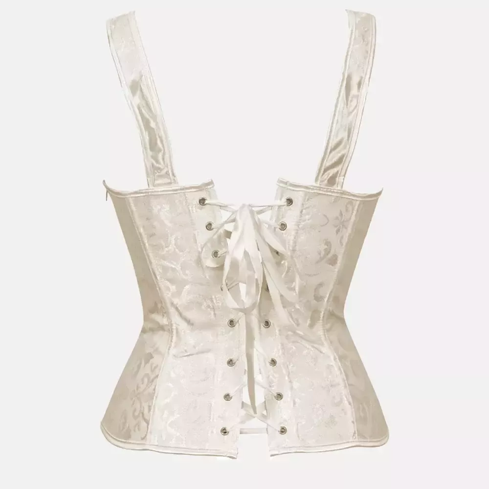 Bustier corset ivoire