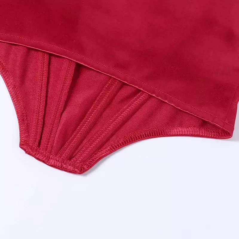 Corset Femme Rouge
