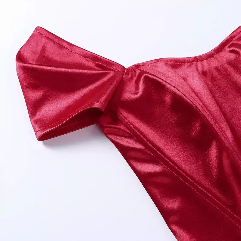 Corset Femme Rouge