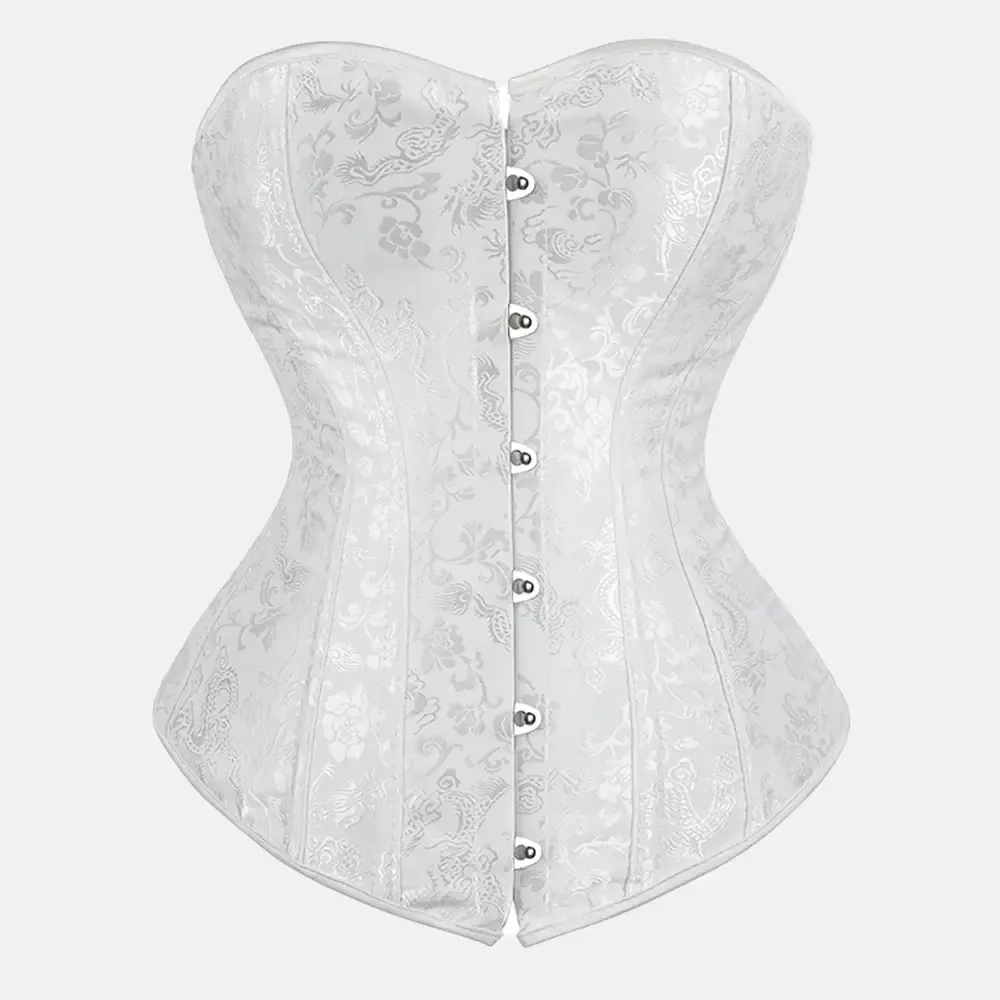 Corset bustier blanc