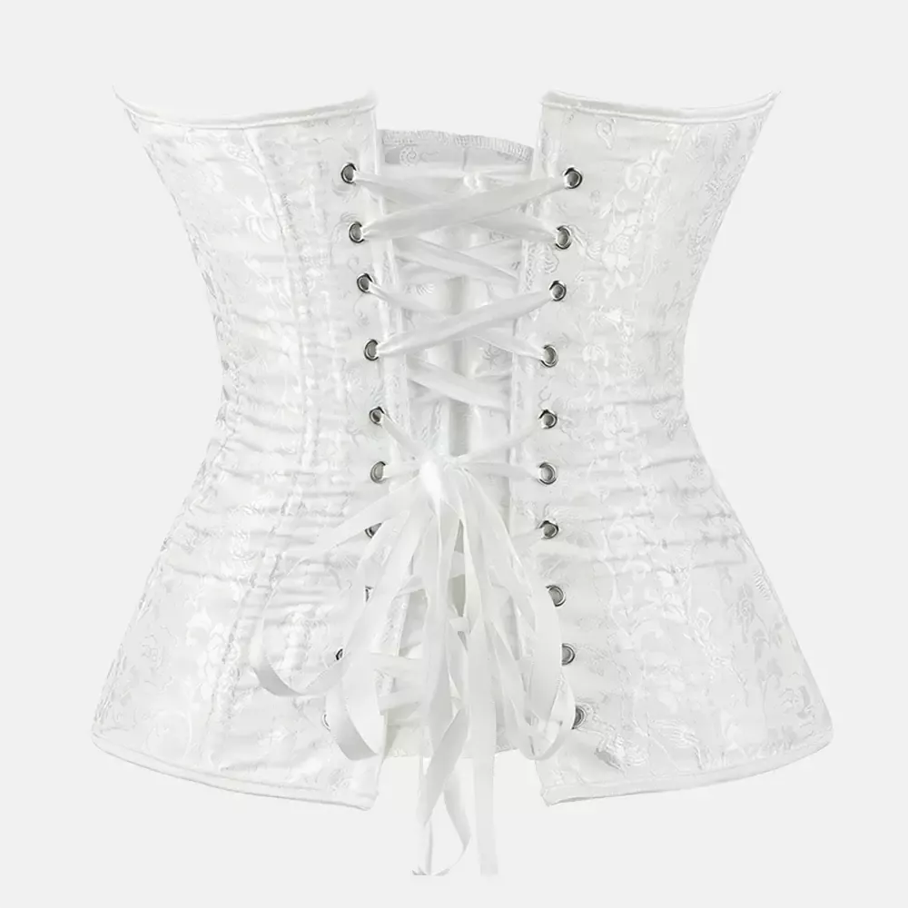Corset bustier blanc