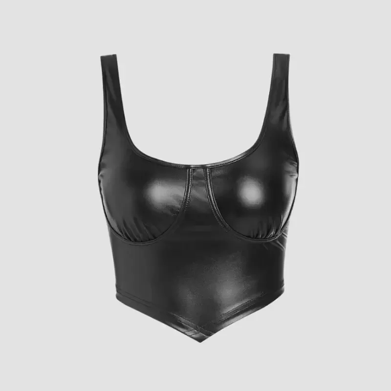 Corset Cuir Noir