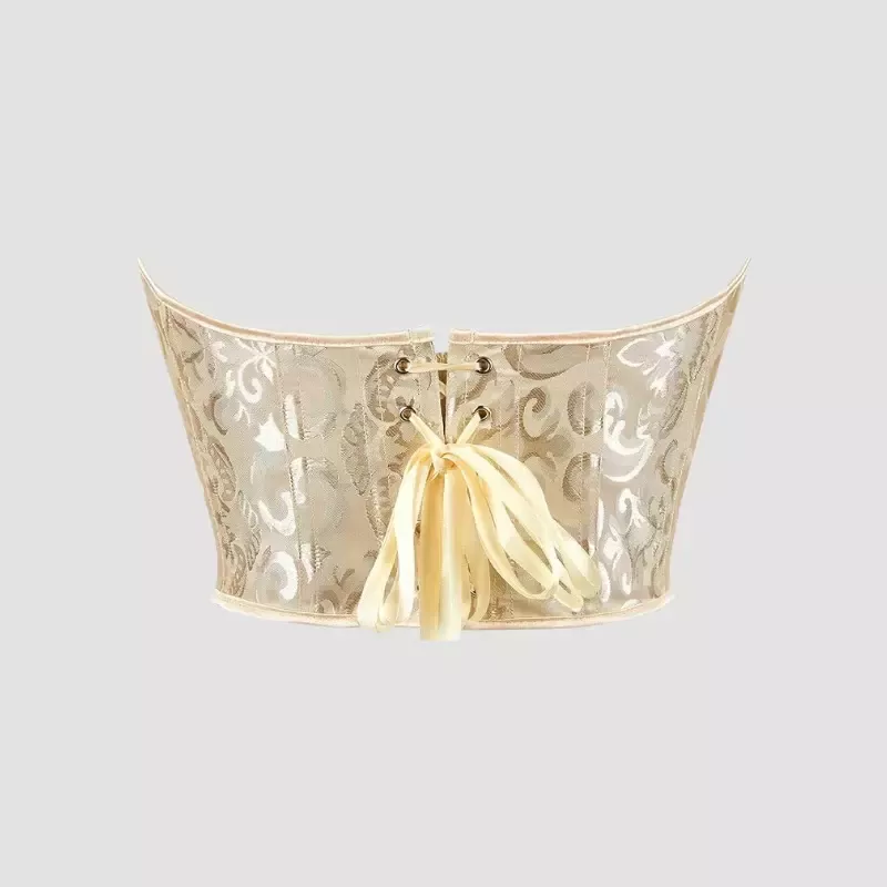 Corset Femme Beige