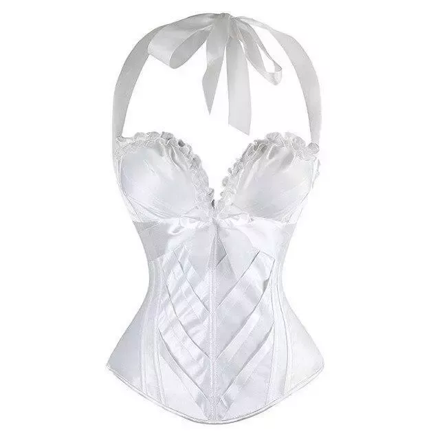 Corset Vintage <br> Lacet Blanc