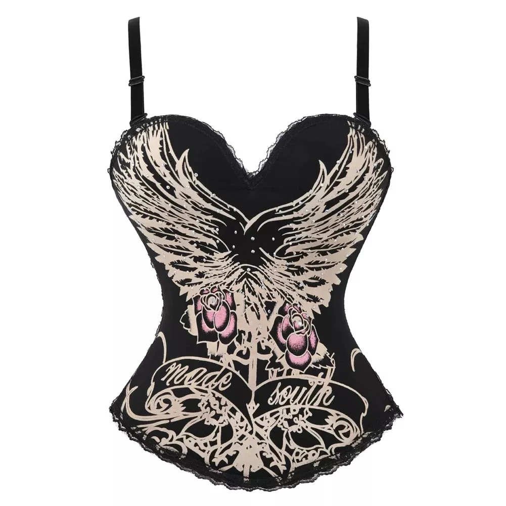 Corset Noir Femme gothique