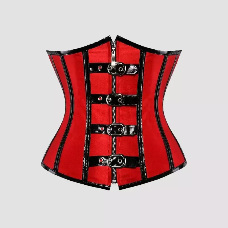 Corset Underbust Femme Rouge