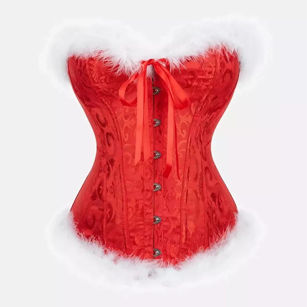 Corset bustier rouge 