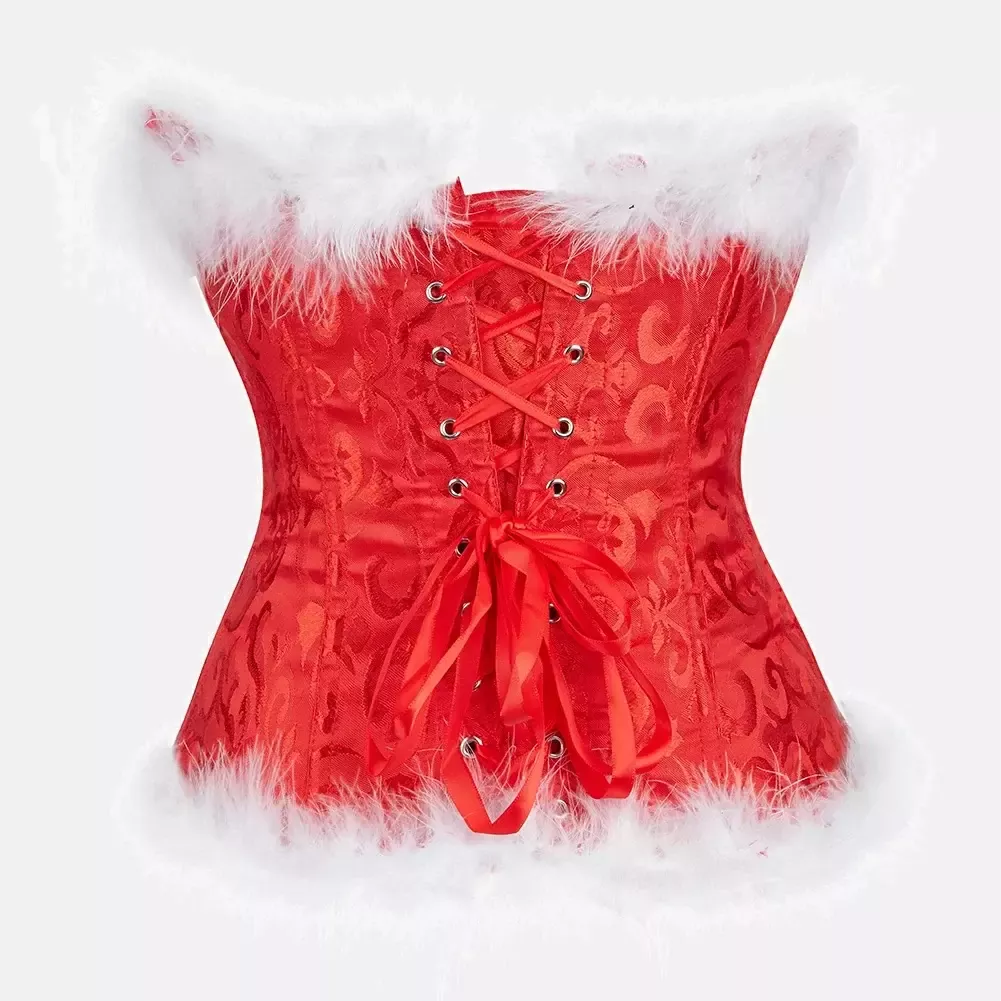 Corset bustier rouge 