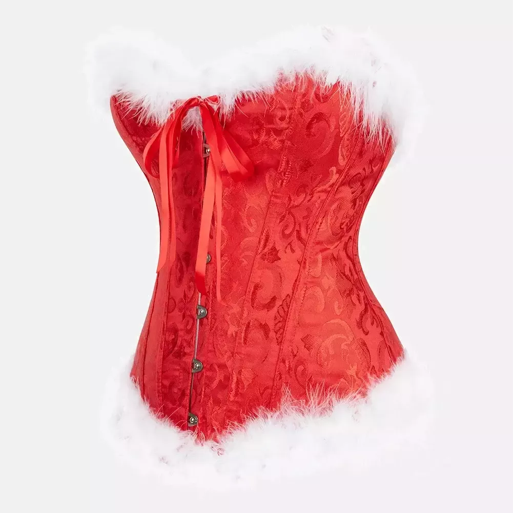 Corset bustier rouge 