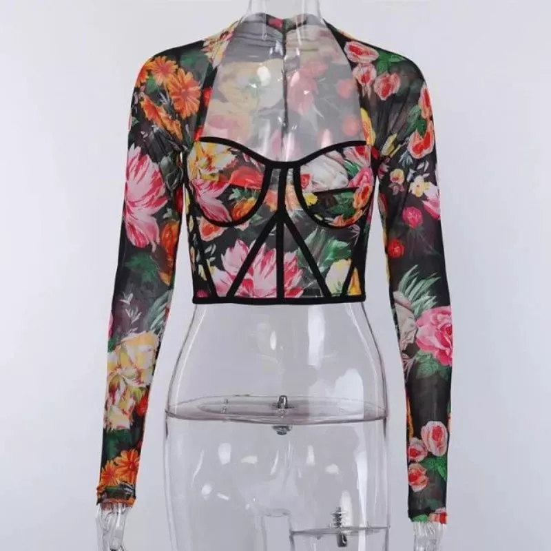 Corset Bustier Floral