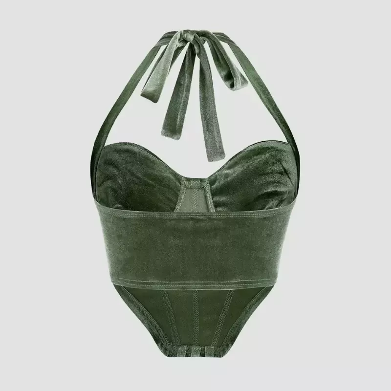 Corset Femme Vert