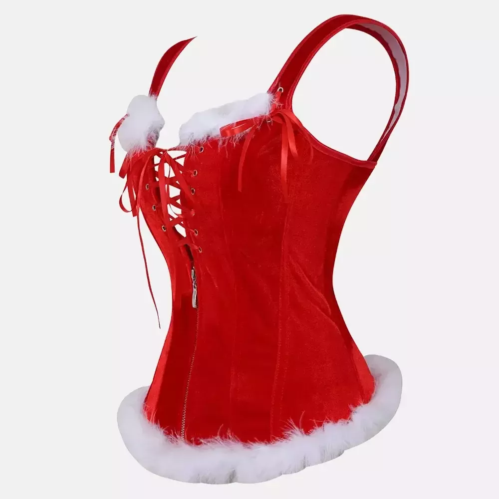 Corset rouge style bustier 