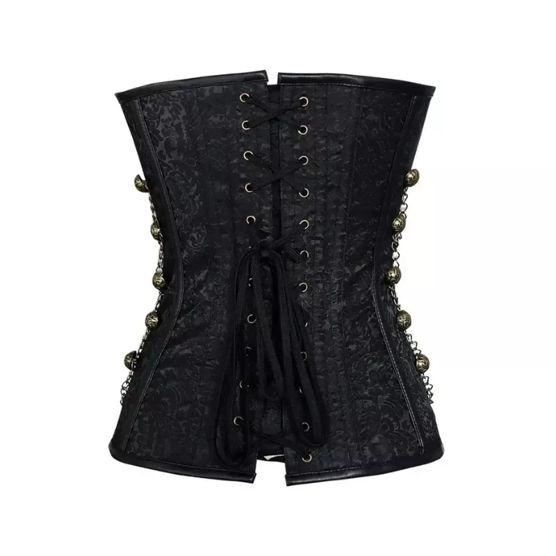 Corset femme steampunk noir