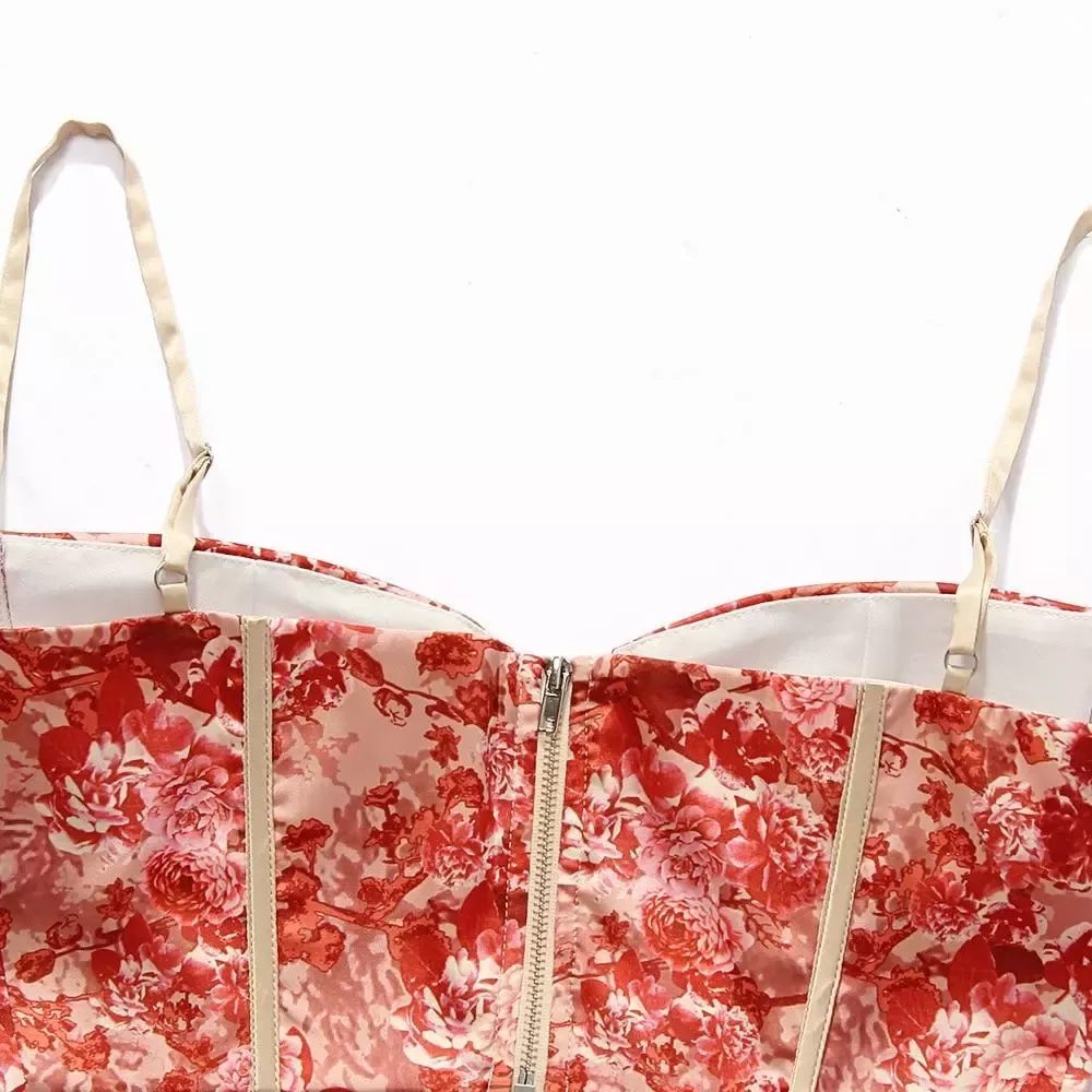 Corset Bustier Red