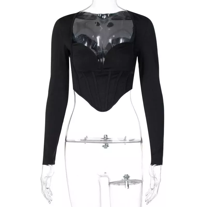 Corset Bustier Longues Manches