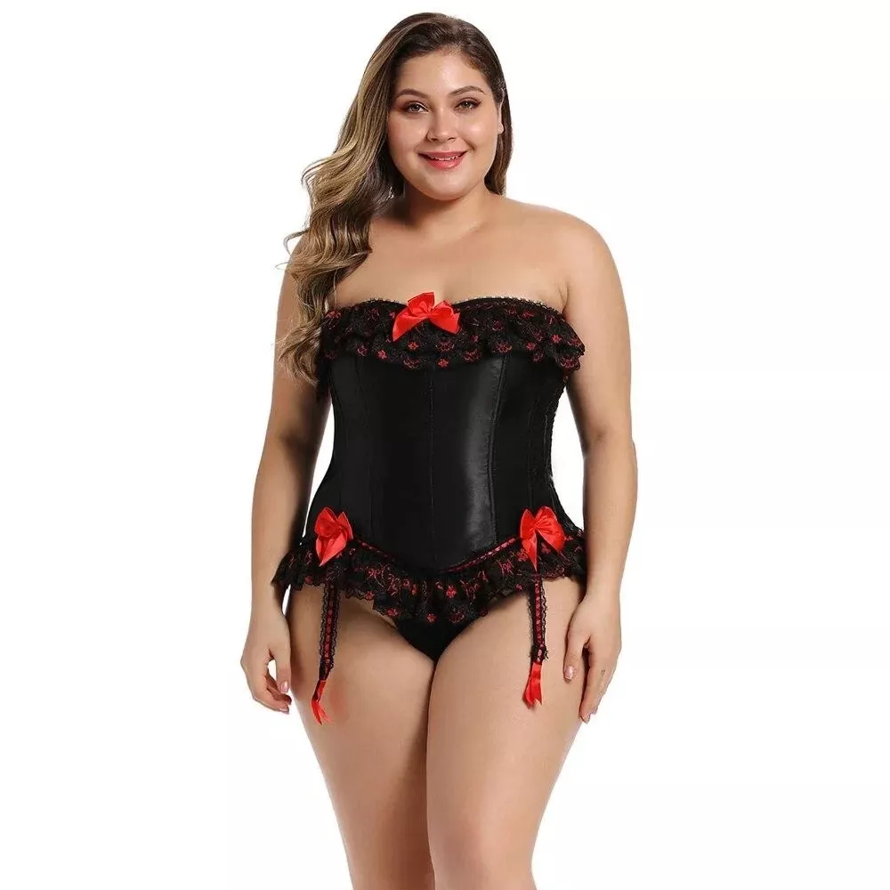 Corset Porte-jarretelles Noir & sexy