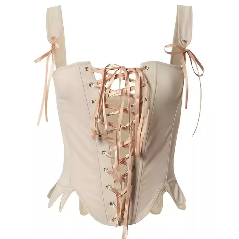 Corset à lacets devant style vintage