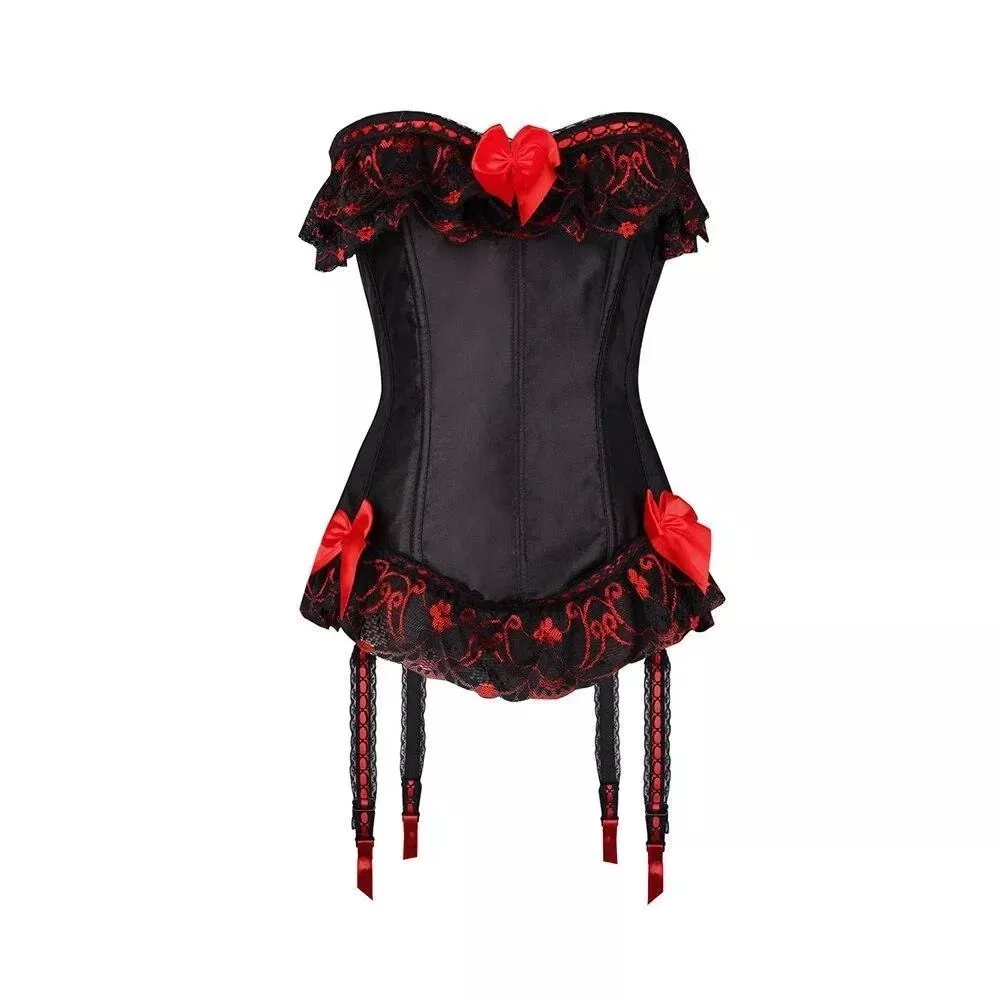 Corset Porte-jarretelles Noir & sexy