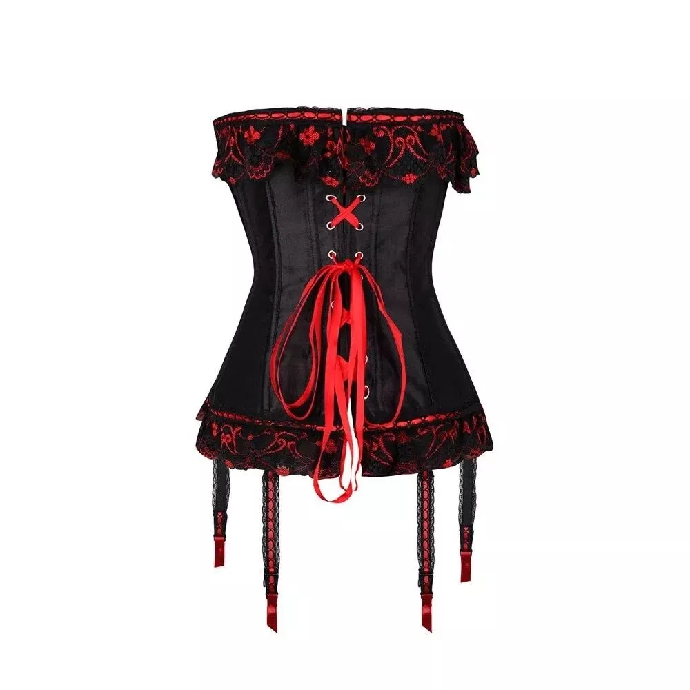 Corset Porte-jarretelles Noir & sexy