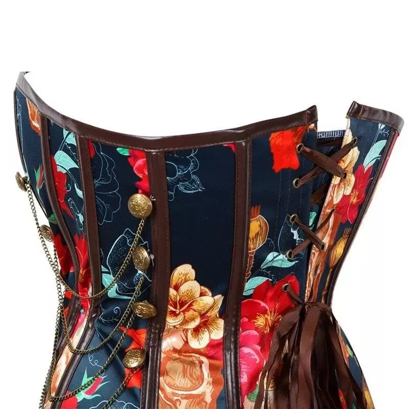 Corset Femme Motif Floral