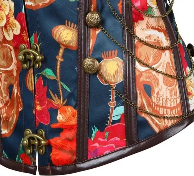 Corset Femme Motif Floral