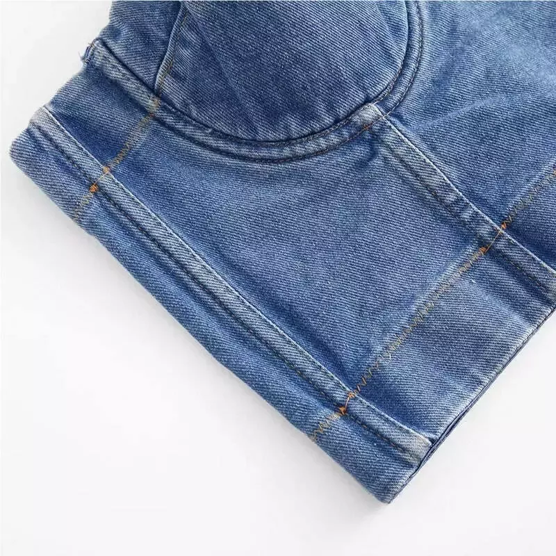 Corset Femme en Jean