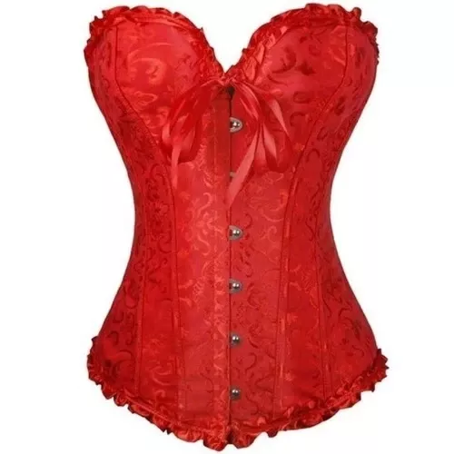 Corset Ancien à Lacet rouge